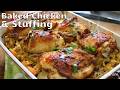 Get a Load of This Stuff! Rustic Chicken Thighs & Stuffing Bake!