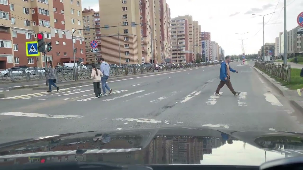 Некоторые моменты экзаменационного маршрута.