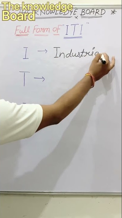 Full form of ITI ? ITI  ka full form kya hai ? ITI full form? #shorts #youtubeshorts #iti #viral