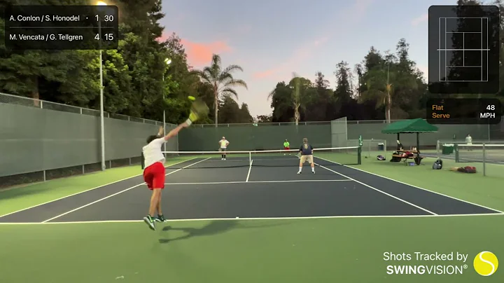 USTA 3.0 Doubles - Austin Conlon and Steve Honodel vs. Mahesh Vencata and Gary Tellgren (L 1-6, 4-6)