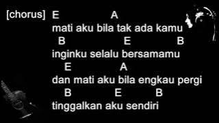T2   Cinta Aku Gila Chord dan Lirik