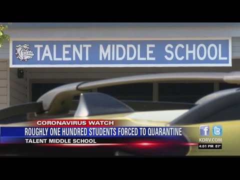 SchoolWatch: Roughly one hundred Talent Middle School students quarantined due to COVID-19