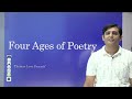 Peacock's Four Ages of Poetry &amp; Shelley's Defence of Poetry by Dr J K Tiwari Lecture 14