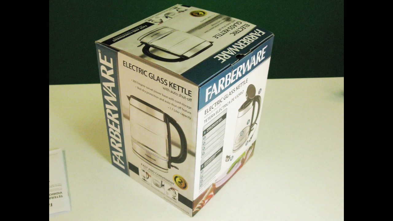 farberware electric glass kettle