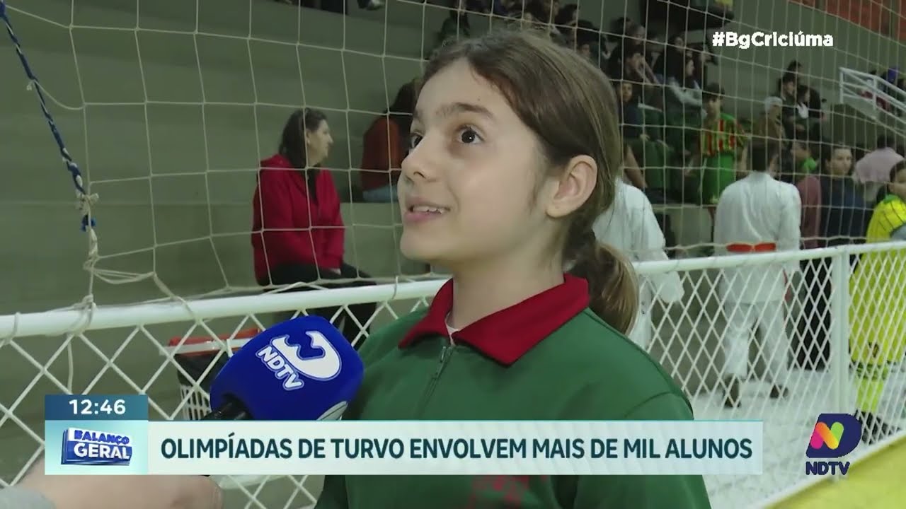 Olimpíadas de Turvo reúnem escolas municipais em evento esportivo