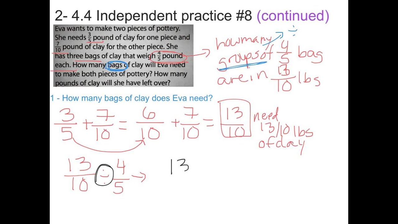 problem solving comparison problems with fractions lesson 8.5