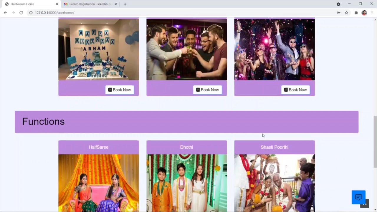 Event Management System Using Django - YouTube