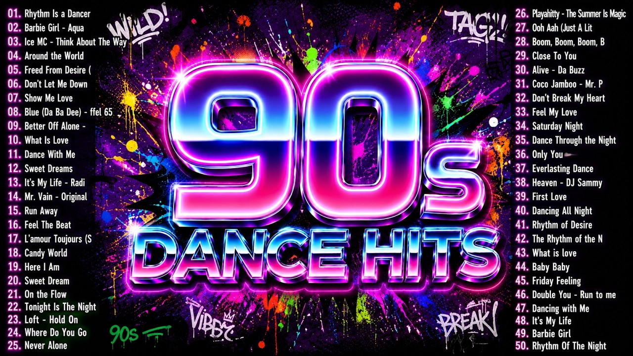 Best of 90s Dance Hits Vol 1 - Haddaway, La Bouche, Corona, Dr