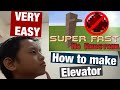 How to make an elevator. EASY!!!