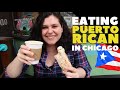 Eating PUERTO RICAN food in CHICAGO