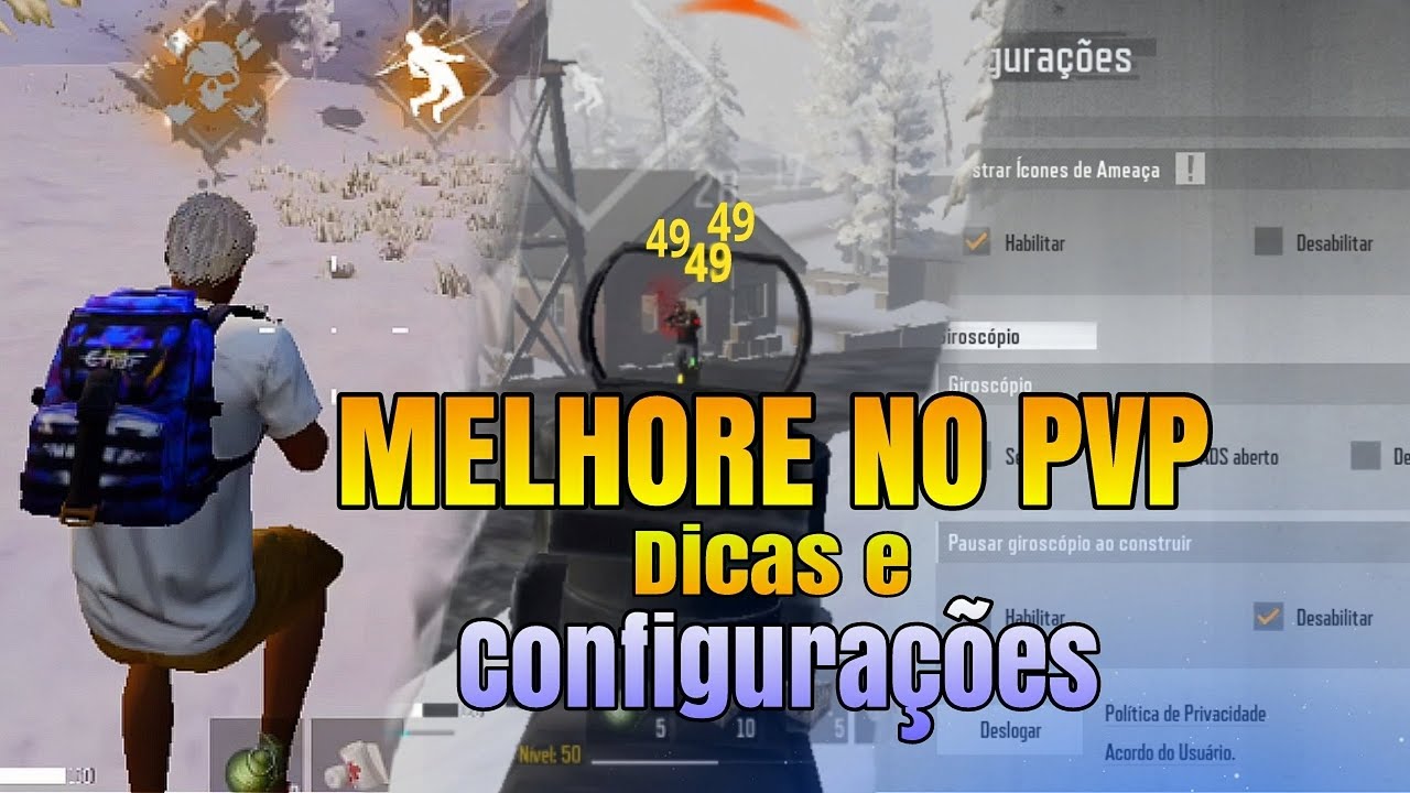 CONFIGURAÇÕES PARA MELHORA NO PVP+ DICAS || MISSION EVO