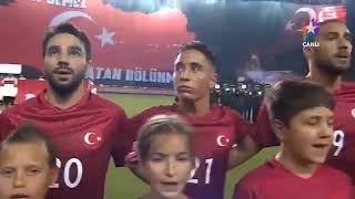 Turkish anthem in a football game (Proud to be Turkish) Resimi