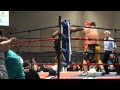 Heavyweight bout  sylvester barron stops kovacs