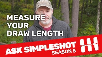 How do you measure slingshot draw length?