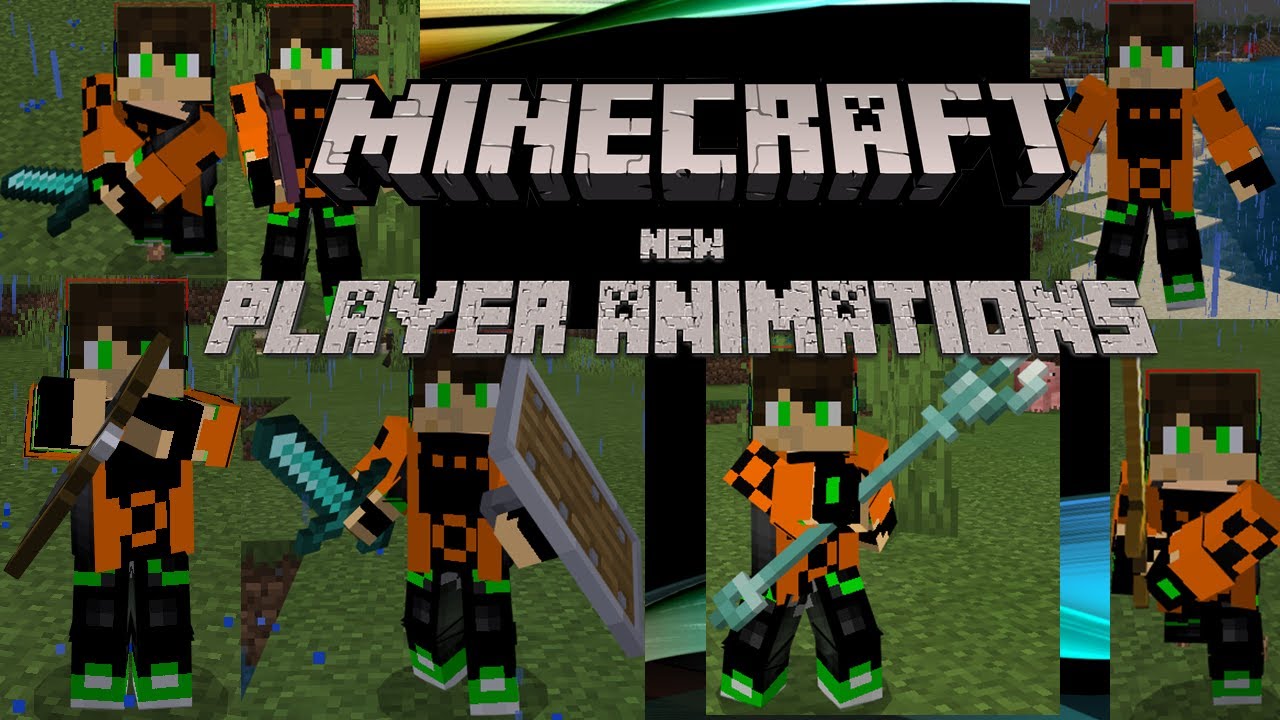 Minecraft but Player animations mod 1.18 [JAVA](++Animations)[read  description] 