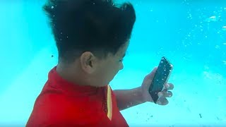 Je teste mon iPhone x sous l'eau ,adel sami les boys tv