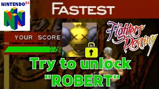 Fighters Destiny Nintendo 64 - Try to unlock ROBERT FASTEST MODE