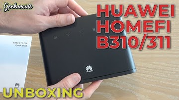 Huawei HomeFi Wireless Router from Three UK Unboxing - Huawei B310
