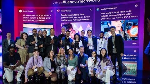 Lenovo Tech World 2023 Creator Activation