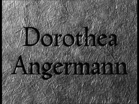 Dorothea Angermann  1959 English Subtitles