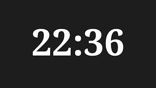 22 Minutes 36 Seconds Timer