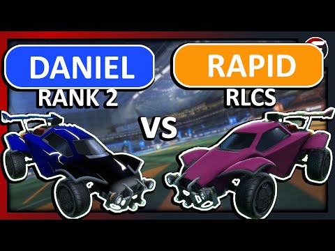 Daniel vs Rapid | Rank 2 NA vs RLCS X | Rocket League 1v1
