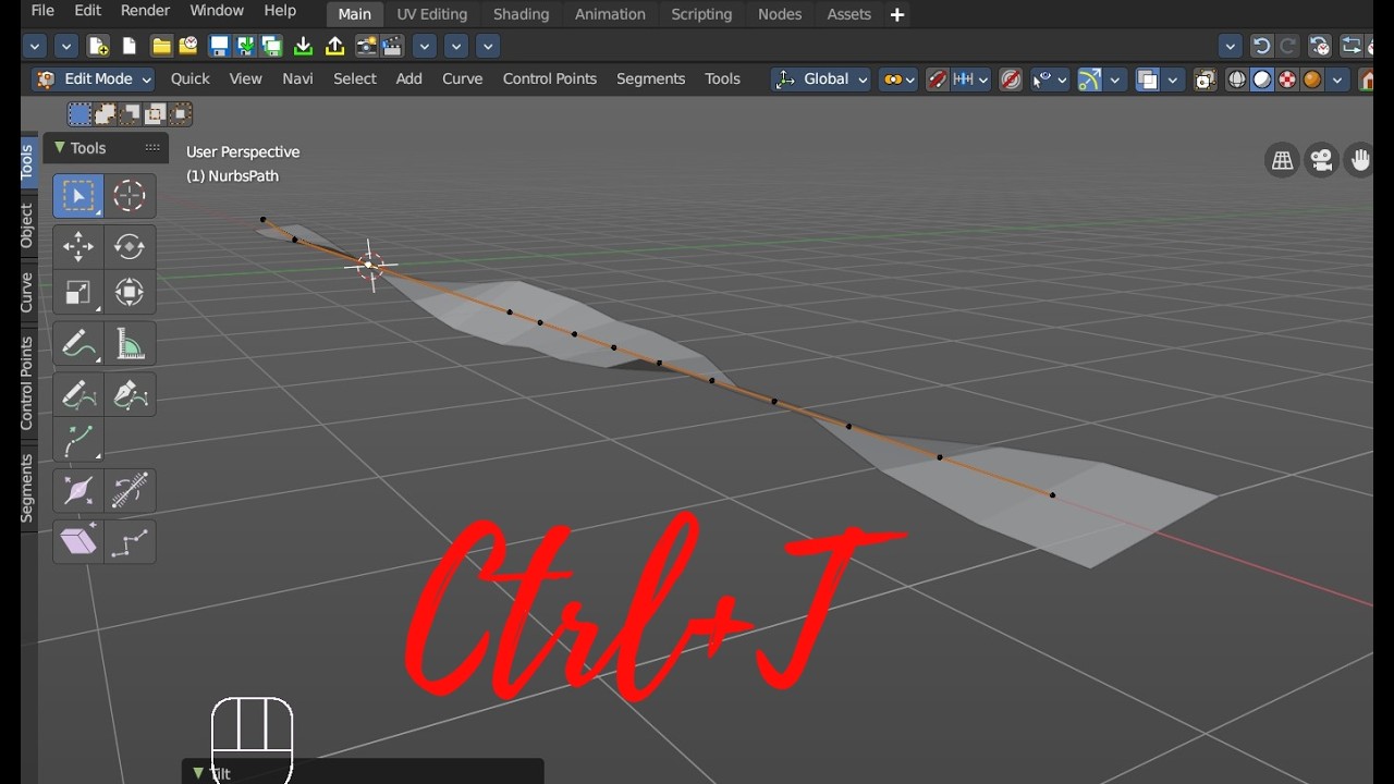 Bforartists Как крутить Curve