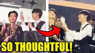 ENHYPEN Sunoo Goes Viral For Sweet Gestures Towards SEVENTEEN Hoshi At Golden Disc Awards 2024