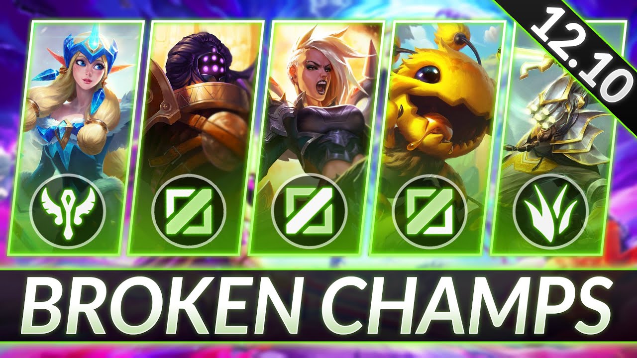 3 MOST BROKEN MAINS of EVERY ROLE for Patch 12.10 - Best Champions Tier List - LoL Guide