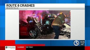 2 crashes, 1 involving wrong-way driver, another a fire vehicle, investigated on Route 8 in Beaco...