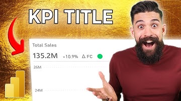 SUPERCHARGE VISUALS in Power BI | Add KPIs to Titles