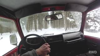 1997 Suzuki Samurai SJ413 - POV Drive & snow fun