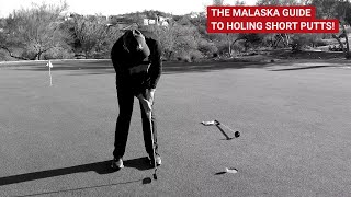 The WAY to MAKE MORE SHORT PUTTS |  MALASKA on Be Better Golf #golf #golftips #golfdrills
