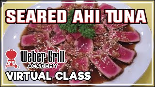 Weber Master Cl Seared Ahi Tuna W Maui Onion Dressing Champion Harry Soo Slapyodaddybbq