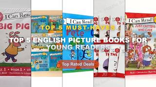 Amazing Top 5 English Picture Books For Young Readers You Need To See - 12 Books Set I Can Read Litt