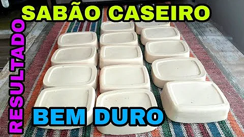 Como fazer sabão em barra igual do mercado?