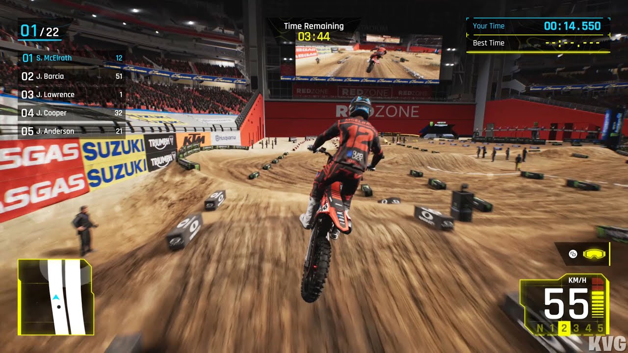 Monster Energy Supercross 25 - Shane McElrath Gameplay (PC UHD) [4K60FPS]
