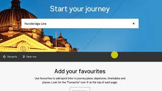 Using the new PTV website - View route or line information screenshot 1