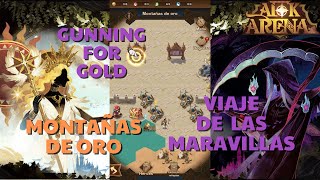 Montañas de Oro  - Guia Viaje de las Maravillas - AFK Arena Gunning for Gold #afkarena