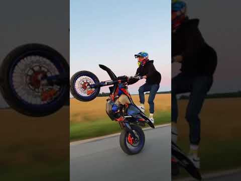 KTM SUPERMOTO SUPERWHEELING #shorts