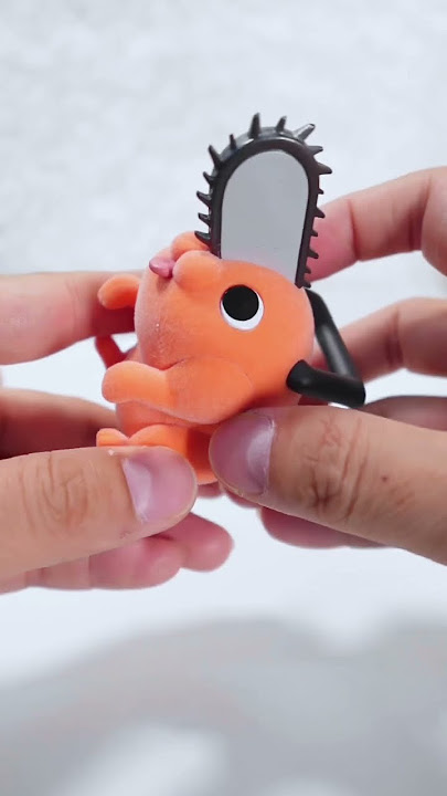 Unboxing “Fluffy Puffy Pochita”, the texture really out stand all the other figure! #trending #fypシ