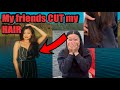 I let my friends CUT my HAIR BRAD MONDO STYLE...and here's how it went lol