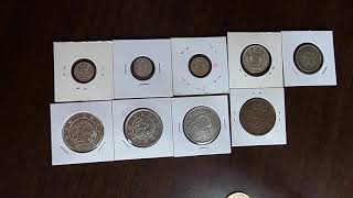 古銭　antique coin meiji4  日本　明治４年　龍銭　金貨　銀貨