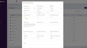 Dronedesk Onboarding - Create a Drone