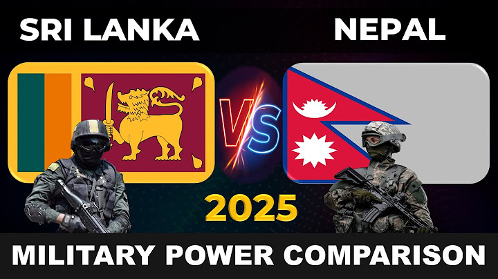 Sri Lanka vs Nepal Military Power 2025 | Nepal vs Sri Lanka Military Power 2025