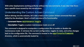 Resolving the composer.json Deployment Issue When Adding Custom Artisan Commands in Laravel