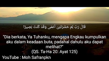 Surah THAHA سورة طه Ayat 124 - 126 (moh safranpkn)