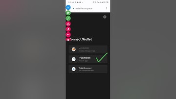 How to Open Meta Force Account on Trust wallet