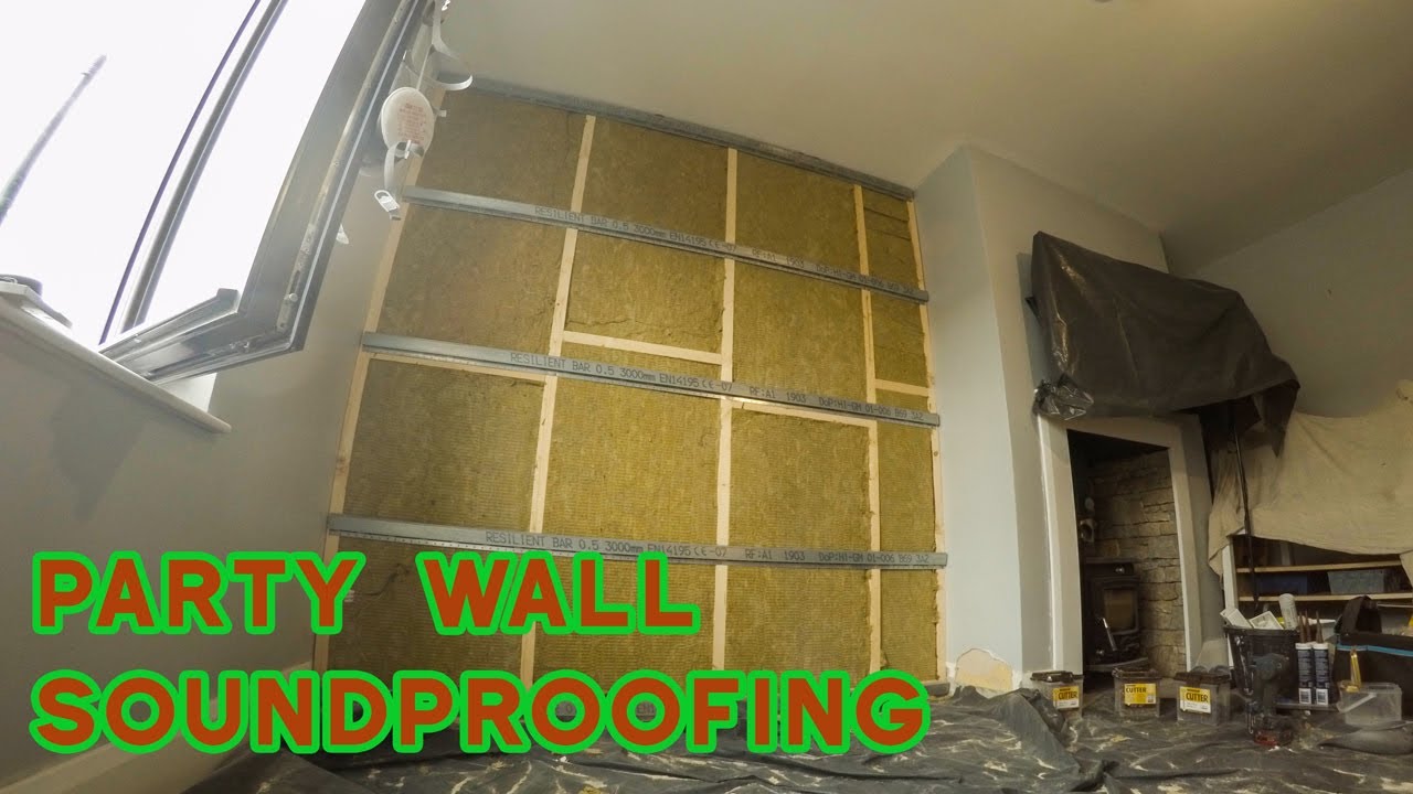 Party wall soundproofing - noise reduction system - YouTube