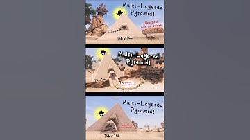 14 X 14 in size! | Beautiful Interior Design! - Multi-Layered Pyramid | Conan Exiles